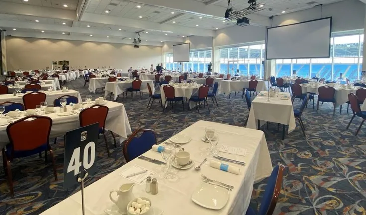 Khu vực tiếp đón khách VIP tại sân Coventry City FC Arena