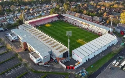 Khung cảnh sân vận động Vitality nhìn từ trên cao, sân nhà của AFC Bournemouth tại Premier League