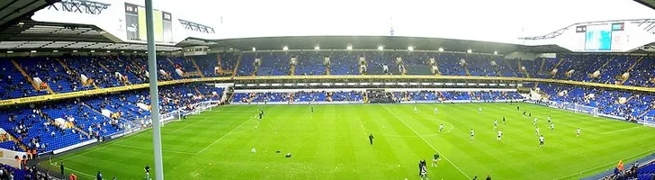 Sơ đồ bố trí chỗ ngồi sân vận động White Hart Lane, giúp CĐV dễ dàng định vị vị trí