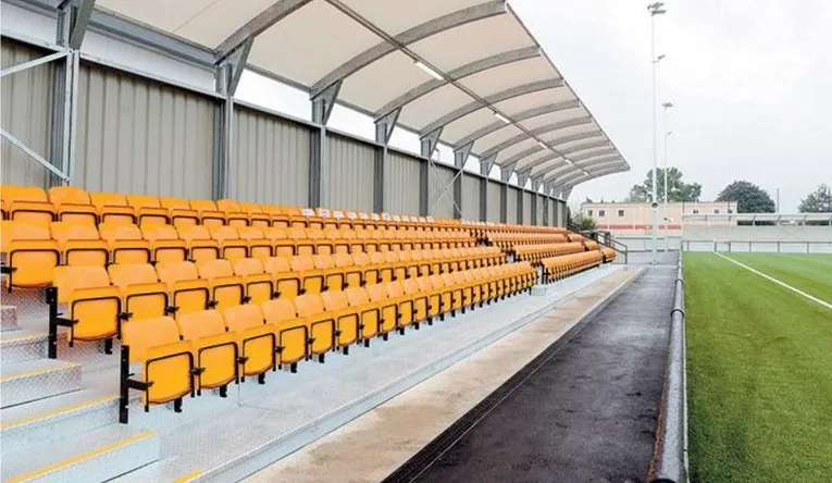 Sơ đồ chỗ ngồi chi tiết của sân vận động Arbour Park, hướng dẫn khu vực khán đài chính và các khu vực đứng